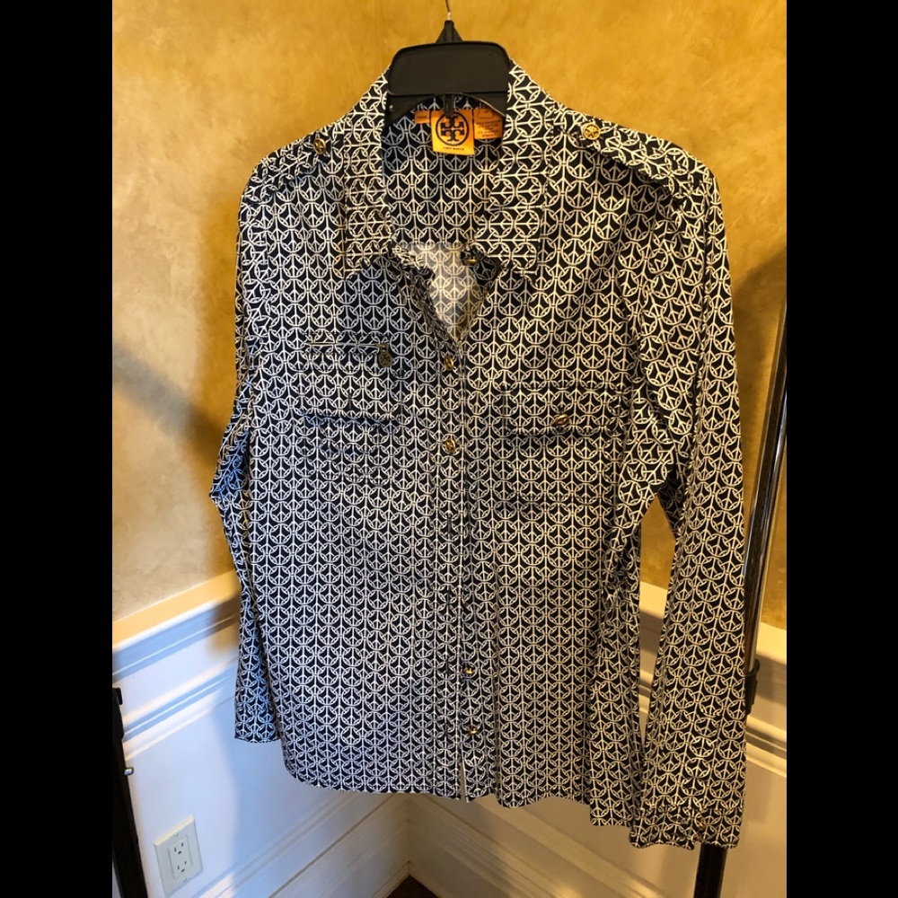 Tory Burch button down blouse